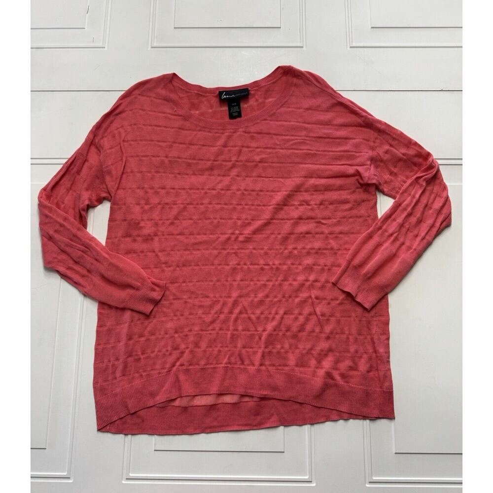 Lane Bryant Lightweight Sweatshirt Coral Pink Size 14/16 Pullover Long Sleeve